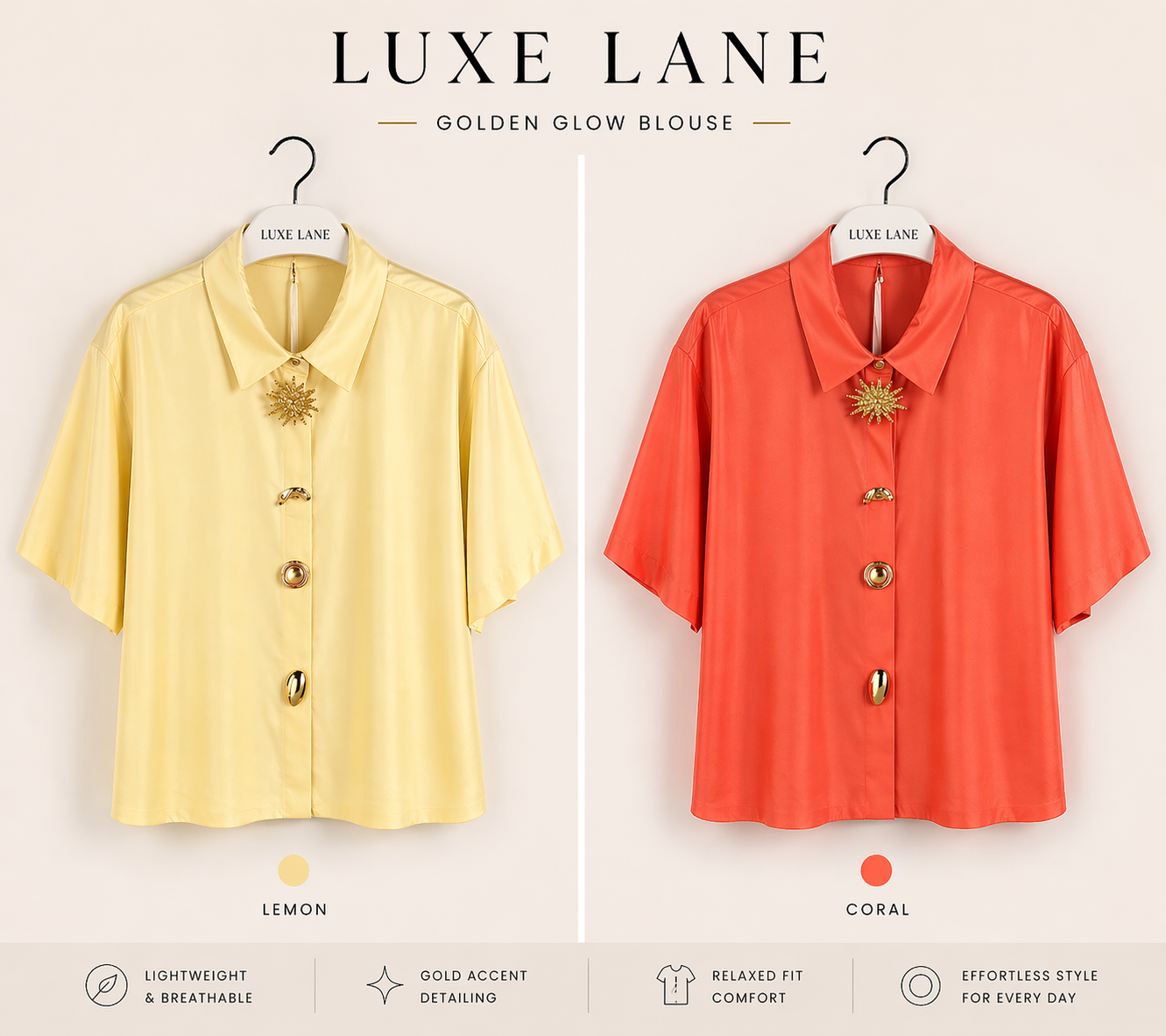 Golden Glow Blouse