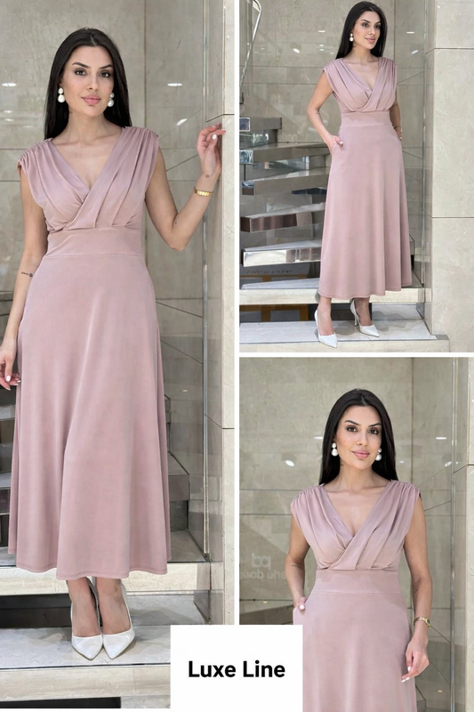 Blush Reverie Midi Dress