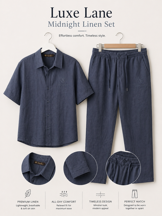 Midnight Linen Set